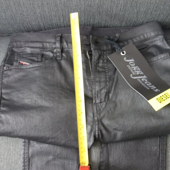 Diesel D-REEFT W30 L32 SKINNY Black JOGG JEANS - Picture 9 of 14